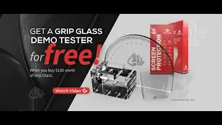 GRIP Tempered Glass! Bend test Jig! For iPhone, iPad and Samsung Models!