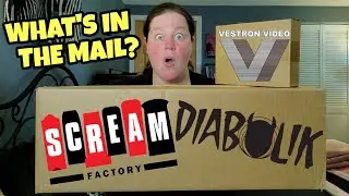 SCREAM FACTORY AND DIABOLIK 4K/BLU-RAY UNBOXING!!! Vestron Slipcovers! | What's In The Mail?