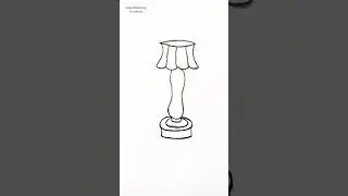 How to draw a table lamp. টেবিল ল্যাম্প ড্রয়িং #shorts #table #lamp #viral #video #trending #art