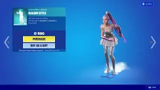 Slalom Style Fortnite Emote | Young Thug and Gunna Ski