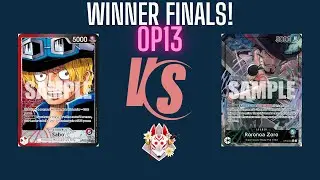OP13 RB Sabo vs G Zoro! Winner Finals!