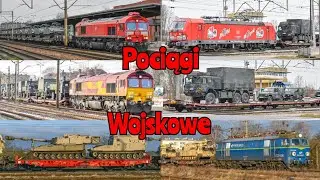 Pociągi Wojskowe na Polskich torach | 66136 | X4EC-048 | 66148 i inne
