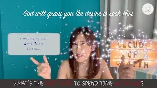 The Next Step - 1 Simple Way to Start Seeking God | Only 5 Minutes a Day! [coffee from christ Ep 5]