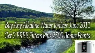 Alkaline Water Ionizer - Alkalizer Alkaline Water Machine Sale June 2011 - Ionways Jupiter Science