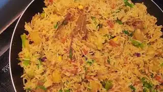 Ultimate Veg Masala Pulao &ndash; 10-Min One‑Pan Lunch Box Recipe! #breakfastideas #vegpulao #quickrecipe