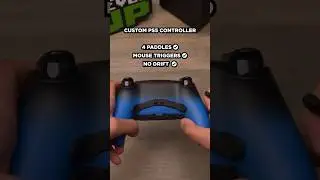 Custom PS5 Controller 4 paddles, NO DRIFT Hall Sticks and Mouse Triggers #clutchcontrollers
