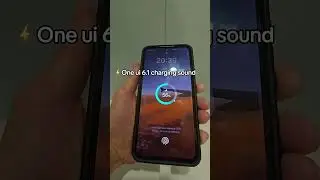 One ui 6.1 and one ui 7 charging sound Samsung #Samsung #fyp #iphone #apple #viralvideo