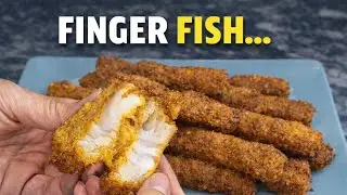 Crispy Finger Fish Strips at Home | Easy & Crunchy Fish Fry Recipe 🍟🐟