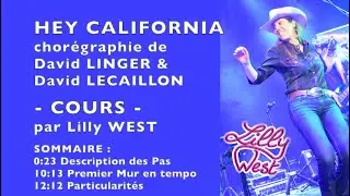 [COURS] HEY CALIFORNIA de David LECAILLON & David LINGER, enseignée par Lilly WEST