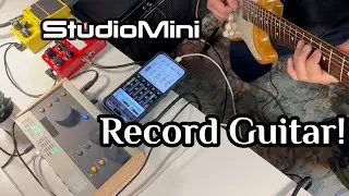 Как записать гитару на iPhone с помощью StudioMini (Пошаговое руководство)
