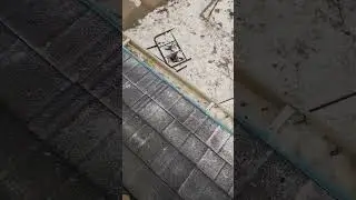 the key to cleaning ice 🧊 from the gutters is to break it up first | the gutter guy #shorts