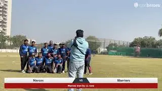 Marcos vs Warriors | Softweb Premier league 2024-25(Semi Final) | Live - Ahmedabad BT Patel Gota