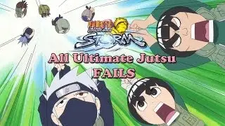 Naruto Ultimate Ninja Storm All Failed Ultimate Jutsu (HD)