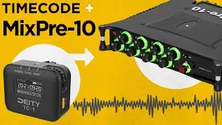Timecode on Sound Devices MixPre-10 | Deity TC-1 + MixPre-10