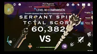 Serpent spine vs Prototype, Level-90 Comparison 2021 | Genshin Impact