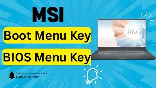 How to boot MSI Laptop ।। Boot Key & BIOS Key