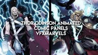 Thor Odinson animated comic panels