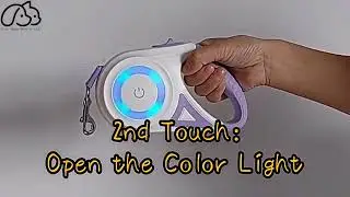 Pet LED Light-Up Leash for Dogs and Cats Automatic Retractable Leash #dogleash #dogs #pets