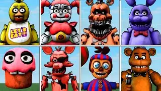 SCP MORPH New FNAF UPDATE | How To Get All 8 FNAF Scp Morphs In SCP MORPH | Foxy + Freddy