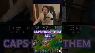 CAPS FINDS THEM ALL | G2 vs TES #leagueoflegends #riotgames #esports #worlds  #g2  #outplay #league