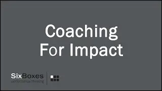 Coaching for Impact