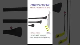 Hook Bar Set 27 Pieces High Carbon Steel High Quality Heat Treated Rods #pdr #tools #doctorpdrtools