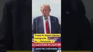 Trump promises to Deport Immigrants from Haiti in Springfield, Ohio to South America.