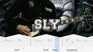 How to play | sly-Sorpions(guitar solo with Tab lesson)