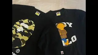 Как отличить оригинальную футболку Bape!? legit check Tee Bape