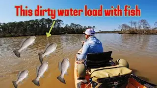 Late winter speckled trout Fishing in dirty water this is happen #riverfishing