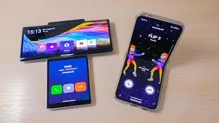 LG Wing vs Samsung Galaxy Z Flip 5 incoming call