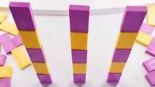 The Domino Stacking Challenge! (ft. YOUTUBERS!)