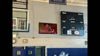 75in Billboard inside Gallagher Gymnasium (Scoreboard 2) - Monsignor Scanlan H.S. - Bronx, NY -