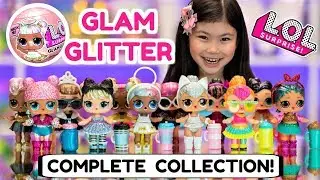 L.O.L. SURPRISE GLAM GLITTER COMPLETE COLLECTION | LOL SURPRISE GLITTER SERIES 2 DOLLS FULL CASE SET