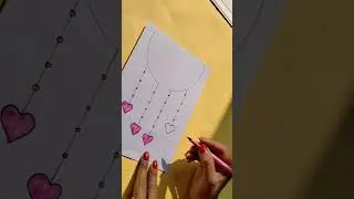 BEST EASY ANNIVERSARY CARD MAKING WITH WHITE PAPER&bull; #short #YT #viralvideo
