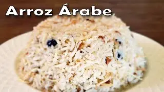 Receta de Como Hacer Arroz Árabe | Arroz Libanes con Fideos, Almendras y Pasas | Arroz Mediterráneo