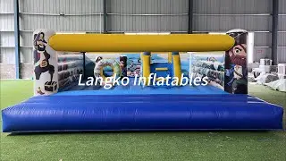 Pirate Theme Inflatable Bounce House Outdoor Indoor Hupfburg for Party