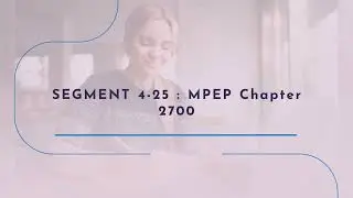 Wysebridge Patent Bar Review: MPEP Chapter 2700