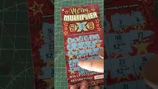 Merry Multiplier $10 CA Scratcher #Shorts