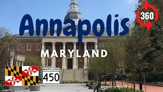 Historic Annapolis, Maryland in 360&deg; Driving Tour
