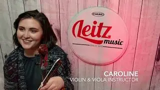 Introducing Violin & Viola Lessons at Leitz Music Pensacola!
