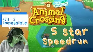 5 Stars Speedrun ACNH | Animal Crossing New Horizons Live island design ideas