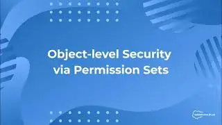 Salesforce: Object-level Security via Permission Sets