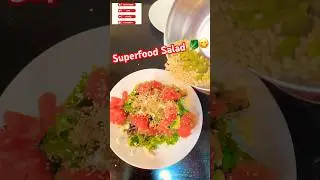Trying out Virat Kohli&rsquo;s superfood Salad! 🥗 #salad #viratkohli #trending