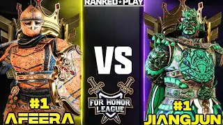 NUMBER 1 RANKED JIANG JUN VS NUMBER 1 RANKED AFEERA! FOR HONOR!
