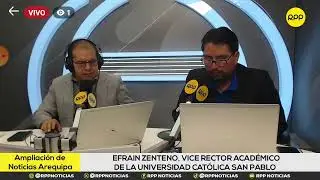 Entrevista en RPP: Dr. Efraín Zenteno, vicerrector UCSP / Hoja de Ruta 2026-2030