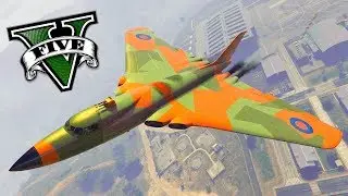 GTA V Online - Coloquei o AVIÃO GIGANTE em Combate | Volatol