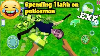 Spending 1 lakh on policemen!! 😂 | dude theft wars funny moments | dude theft wars