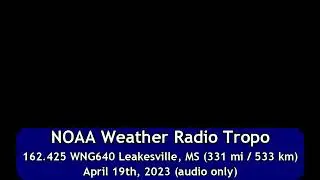 NOAA Weather Radio DX Compilation -- Tropo, 2023 (so far)