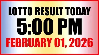 Lotto Result Today 5pm Draw February 1, 2026 Swertres EZ2 PCSO